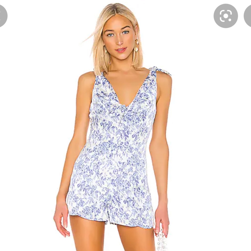 NWT Lovers + Friends Aden Floral Romper